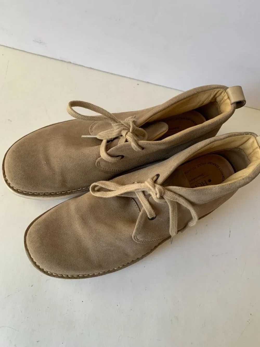 SAMUEL HUBBARD SUEDE MENS CHUKKA BOOTS SIZE 10M M1400-012 LEATHER UPPER LINING